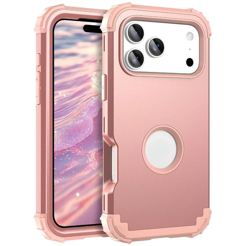 Heavy Duty Hybrid Armor Defender Phone Case For iPhone 17 16 15 14 13 Pro Max