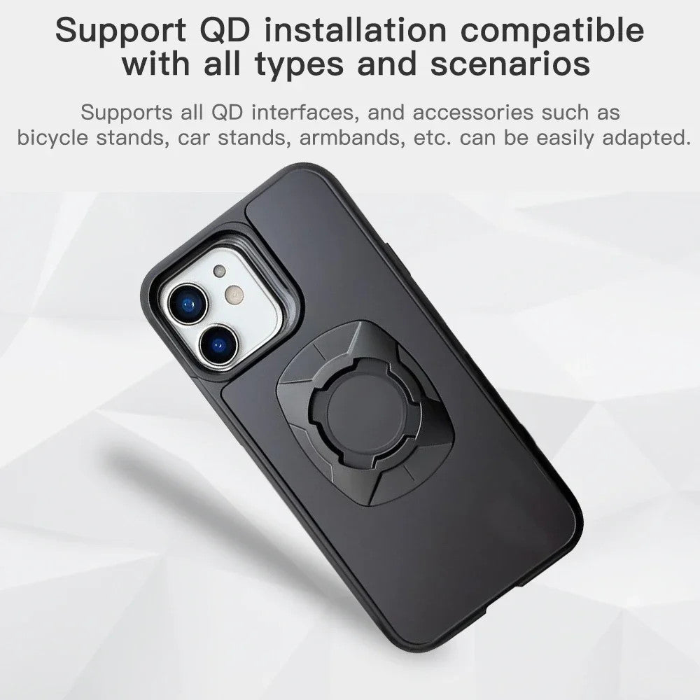 Twsit Lock Phone Case Holder MotorCycle Bicycle iPhone case Quick Lock Fit for