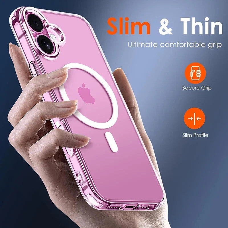 Magnetic Case For iPhone 16 15 14 13 12 11 Pro Max Plus Mini For Magnetic