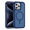 Matte Anti-slip Rugged Armor magnetic phone case for iPhone 15 14 13 12 11 Pro