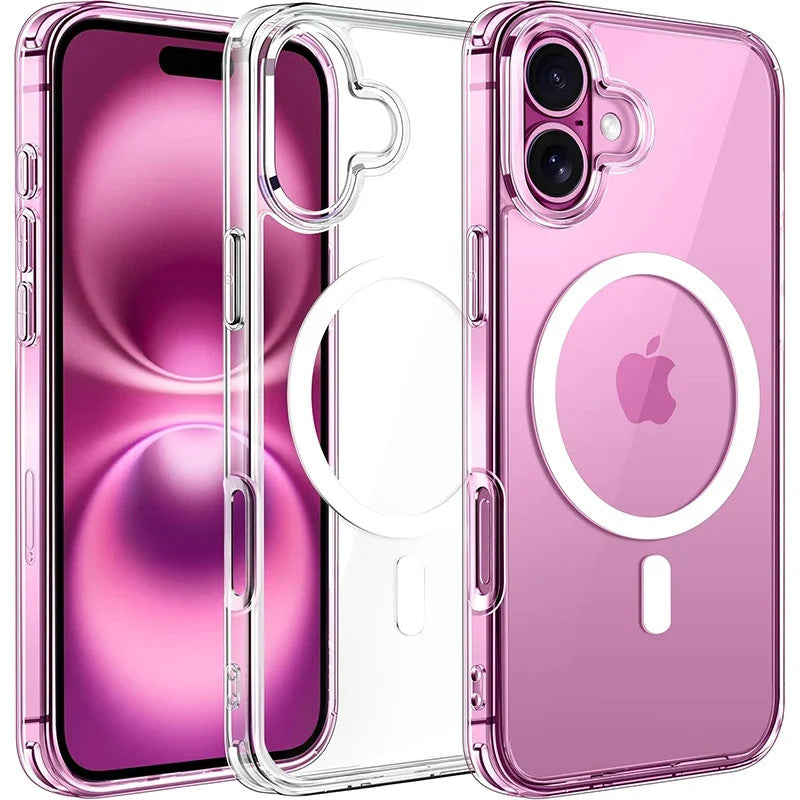 Magnetic Case For iPhone 16 15 14 13 12 11 Pro Max Plus Mini For Magnetic