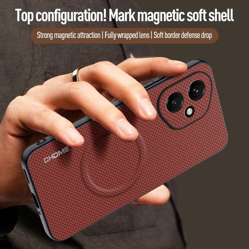 For Honor 400 Case Luxury Car Magnetic Holder Phone Case For Honor 400 5G