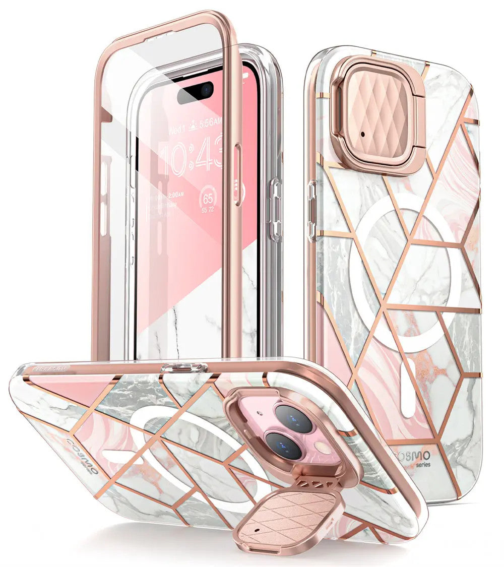 For iPhone 15/14/13 Case 6.1" I-BLASON Cosmo Mag Slim Stylish Full-Body