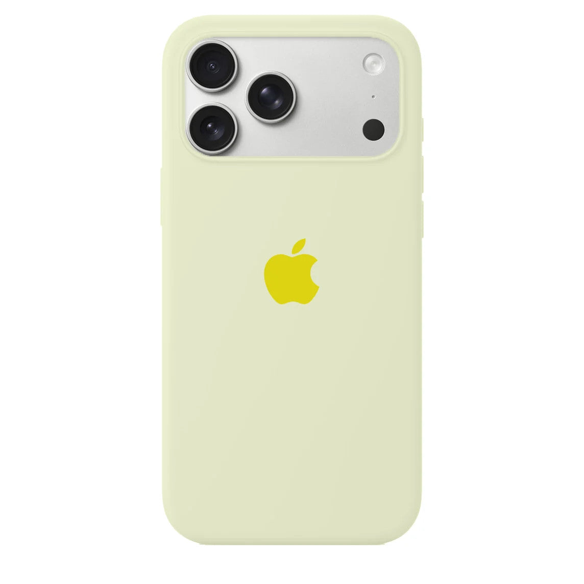 iPhone Silicone Case (Creamy Yellow)