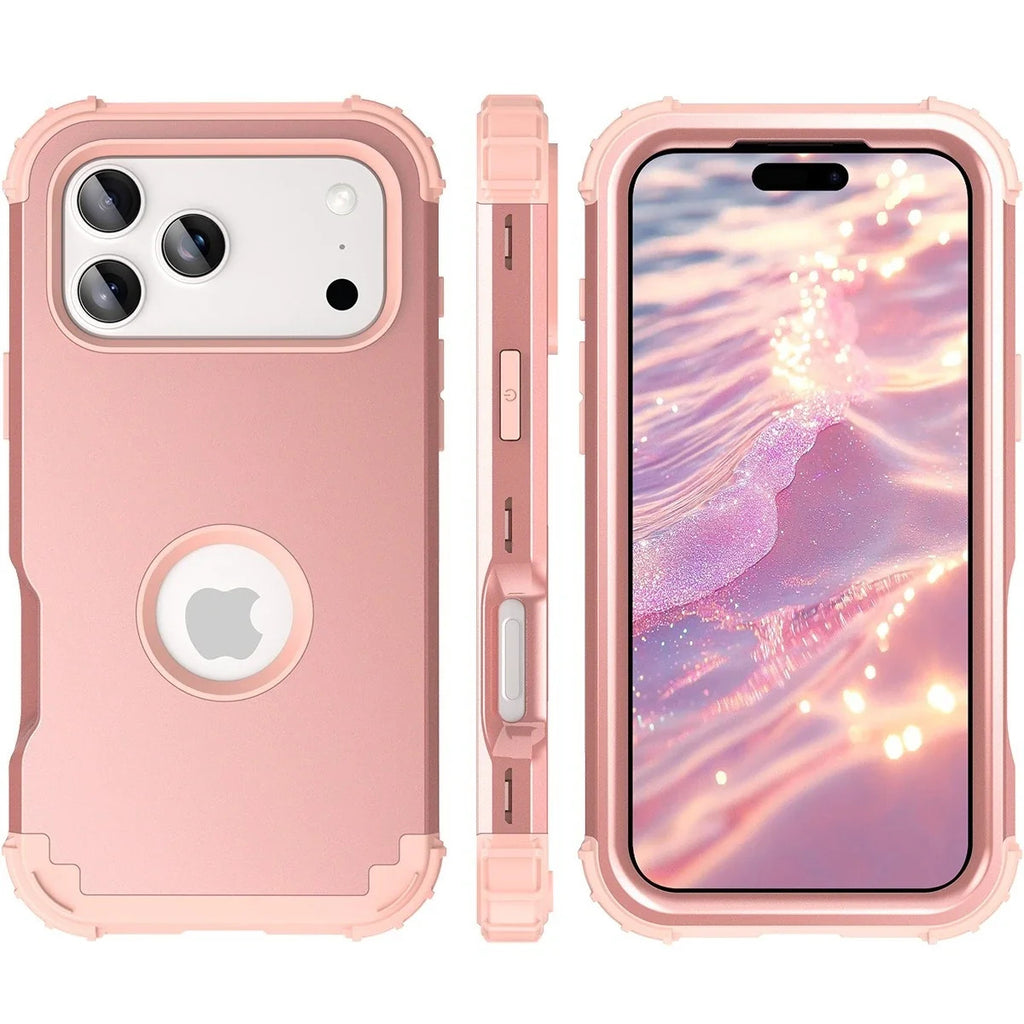 Heavy Duty Hybrid Armor Defender Phone Case For iPhone 17 16 15 14 13 Pro Max