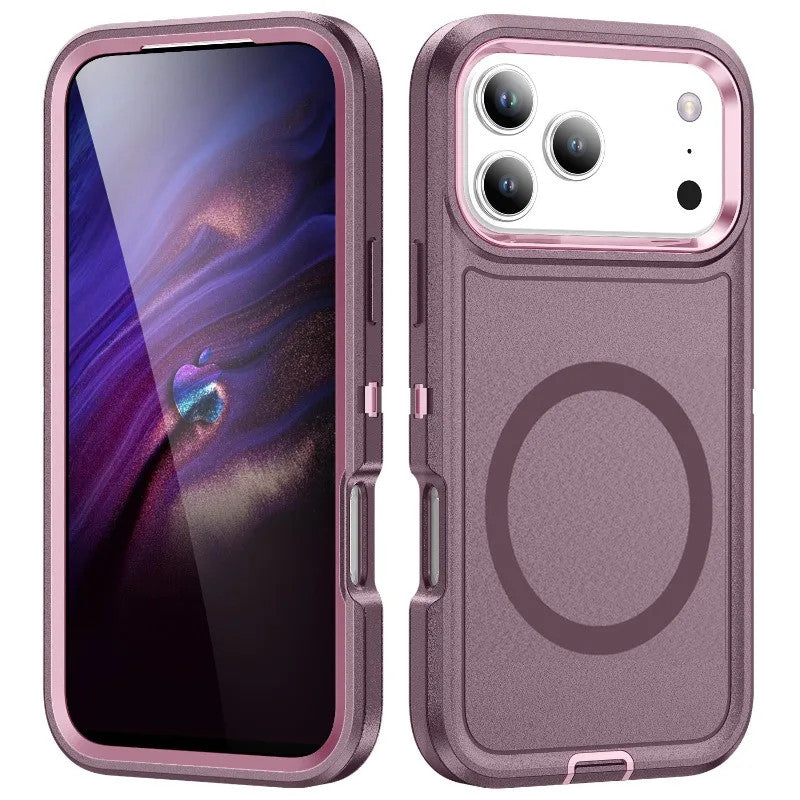 3IN1 Military Grade Heavy Duty Armor Case For IPhone 18 Pro Max 17 16 15 14