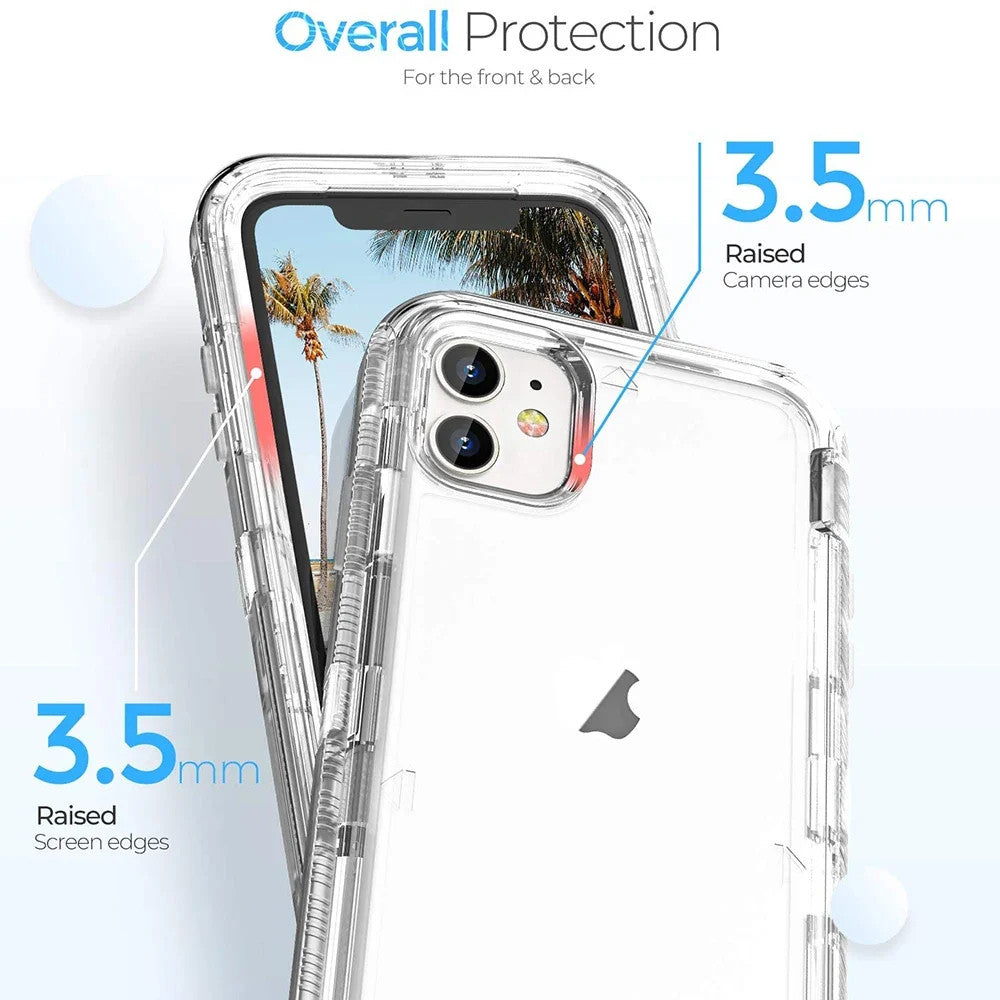 Hybrid Heavy Duty Case For iPhone 14 13 11 12 15 16 Pro Max X XSMAX XR XS 7 8
