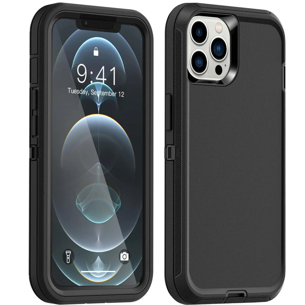 Hybrid Case Cover for iPhone 11 12 13 14 15 16 ProMax Shockproof Rugged