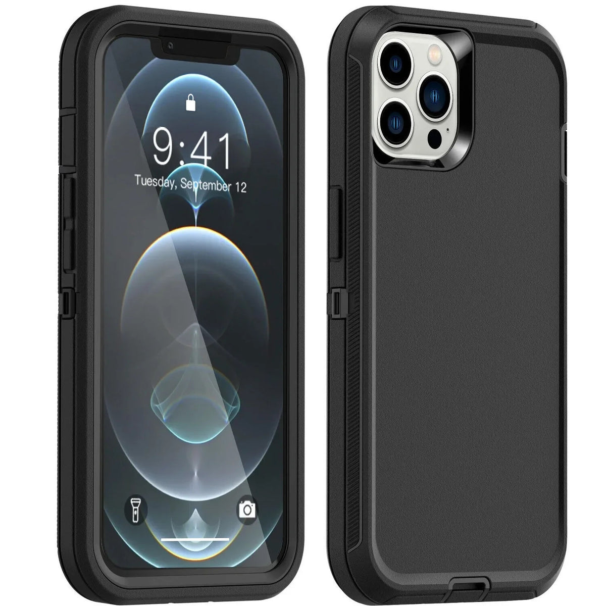 Hybrid Case Cover for iPhone 11 12 13 14 15 16 ProMax Shockproof Rugged