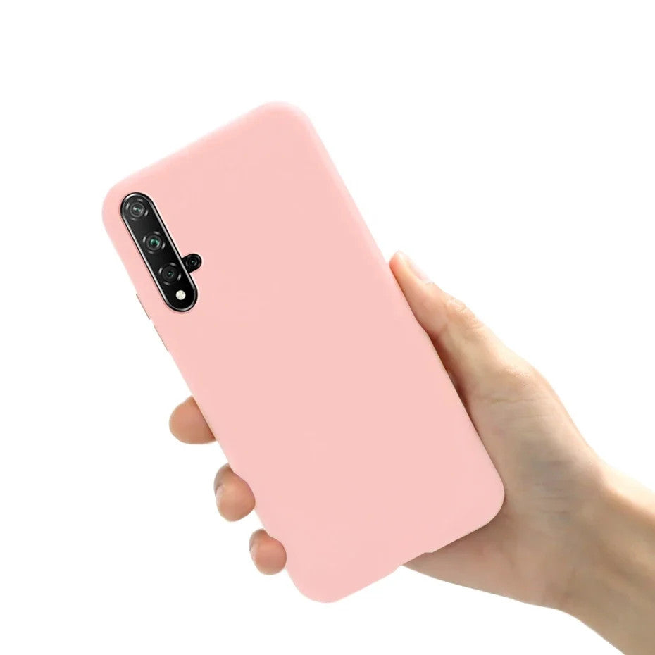 Candy color Phone Case For Huawei Honor 20 Nova 5T Shockproof Case For Huawei