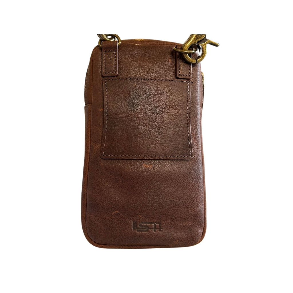 Full-Grain Leather Phone Crossbody Bag – Cambridge Phone Wallet Pouch