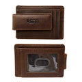 Cambridge Slim Full-Grain Leather Money Clip Wallet with RFID Protection