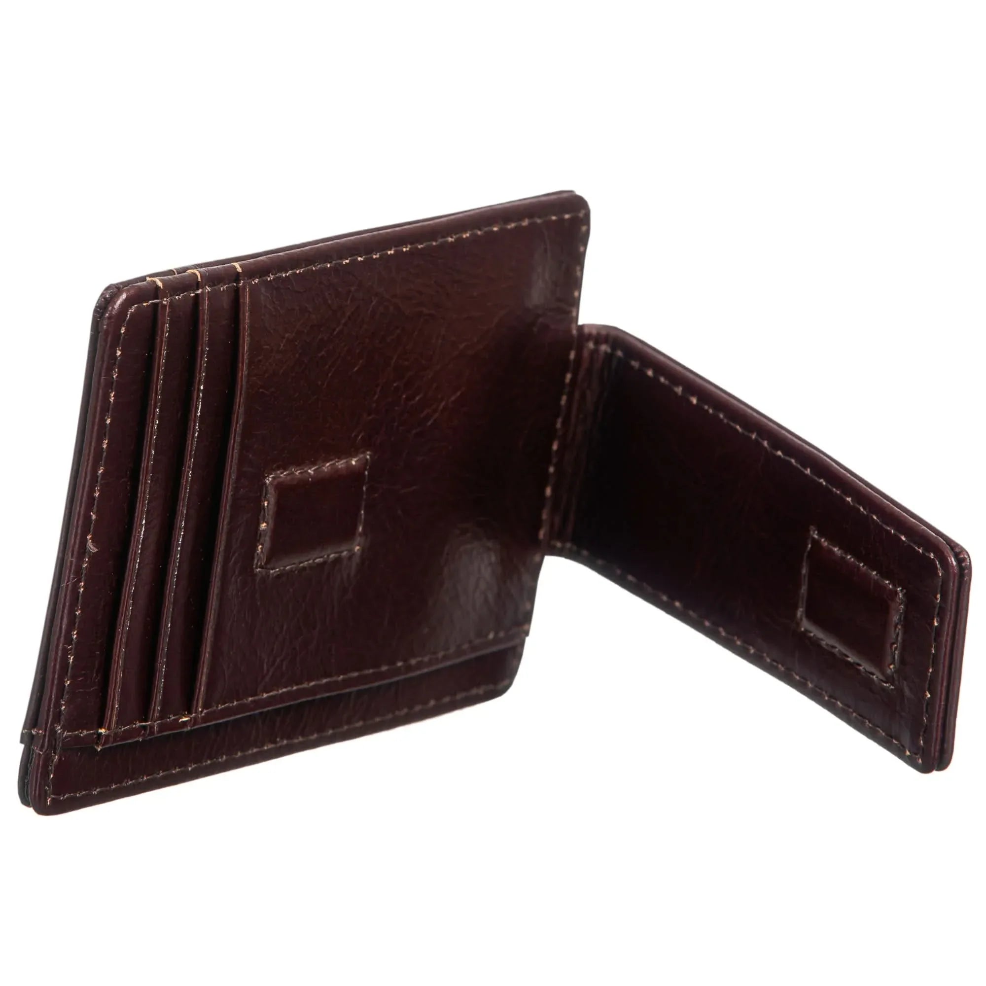Cambridge Slim Full-Grain Leather Money Clip Wallet with RFID Protection