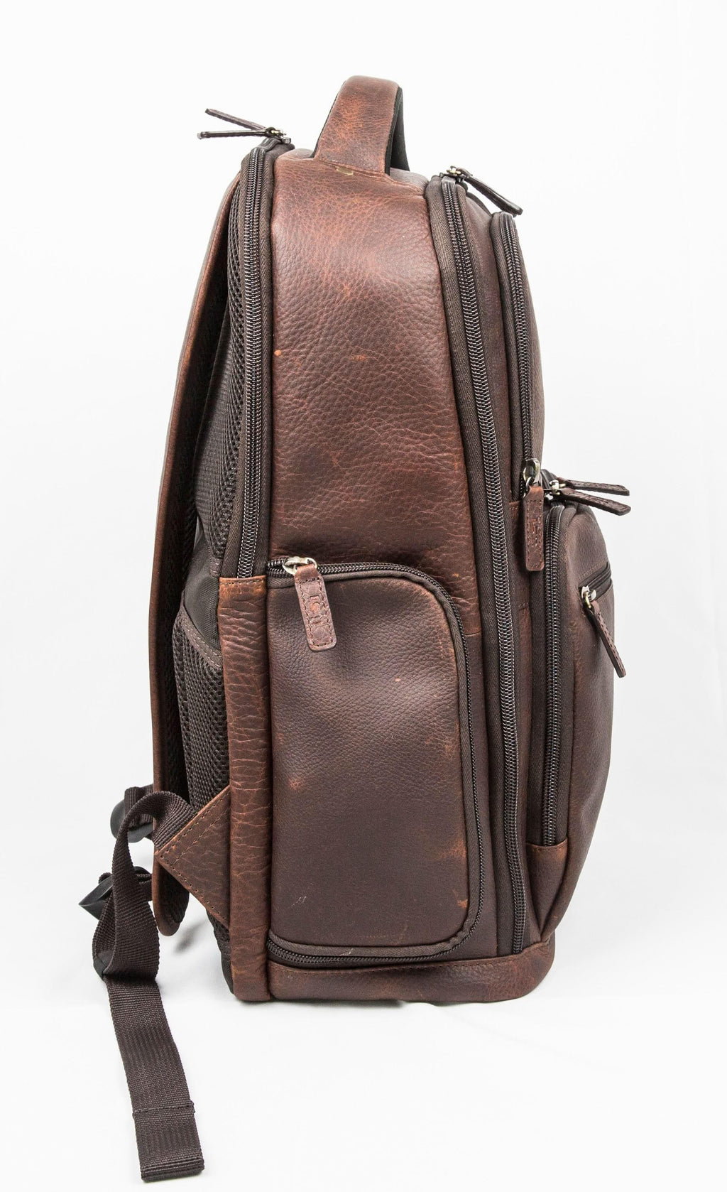 16" Cambridge Full-Grain Leather Laptop Backpack