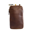 Full-Grain Leather Phone Crossbody Bag – Cambridge Phone Wallet Pouch