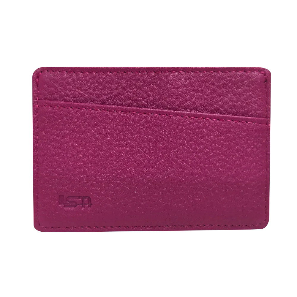 Sophia Full-Grain Leather Slim Wallet