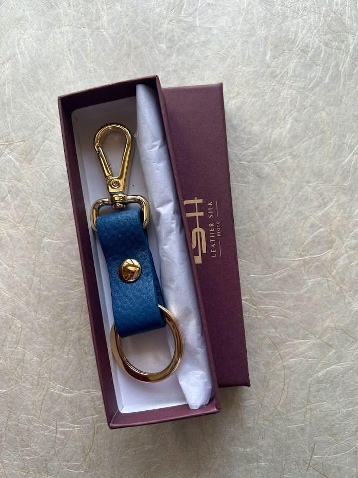 Sophia Full-Grain Leather Key Ring