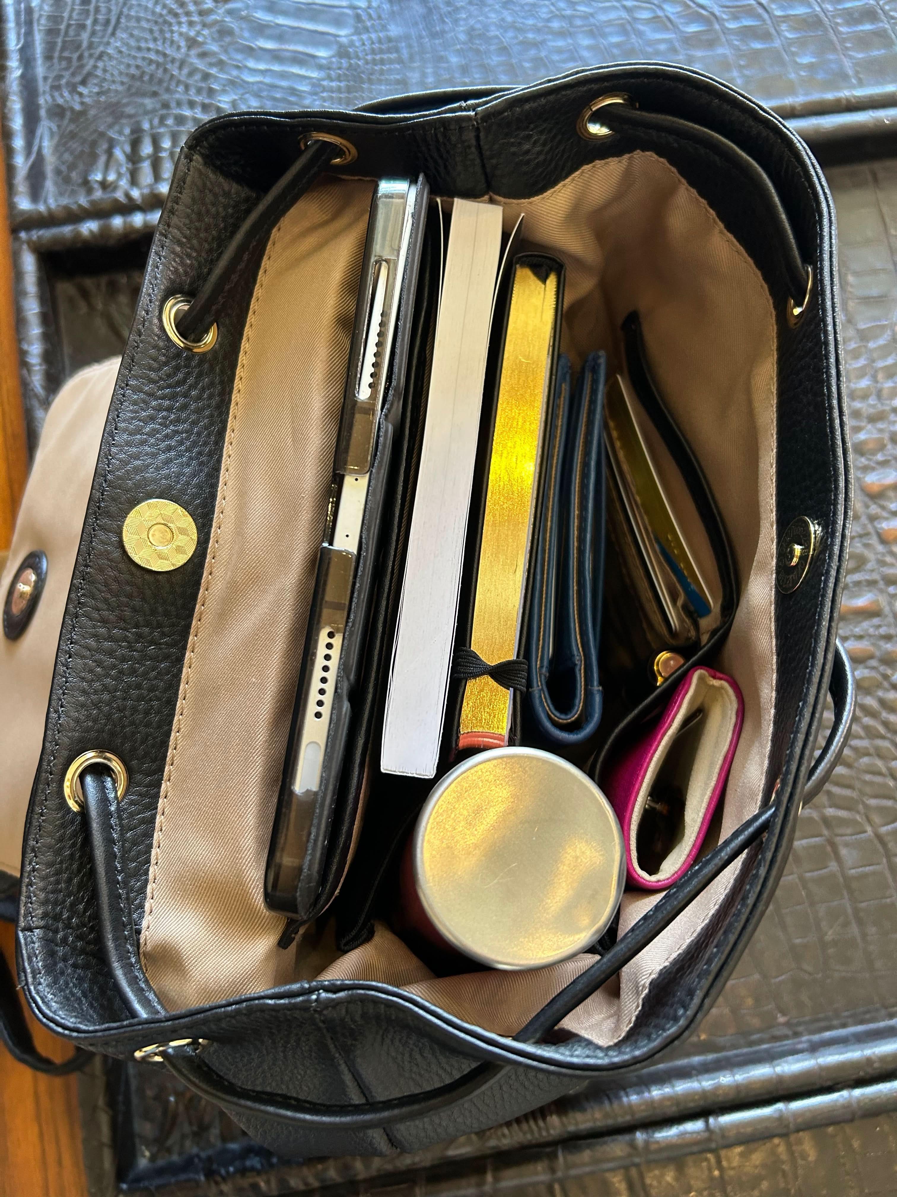 Sophia Full-Grain Leather Backpack for Women