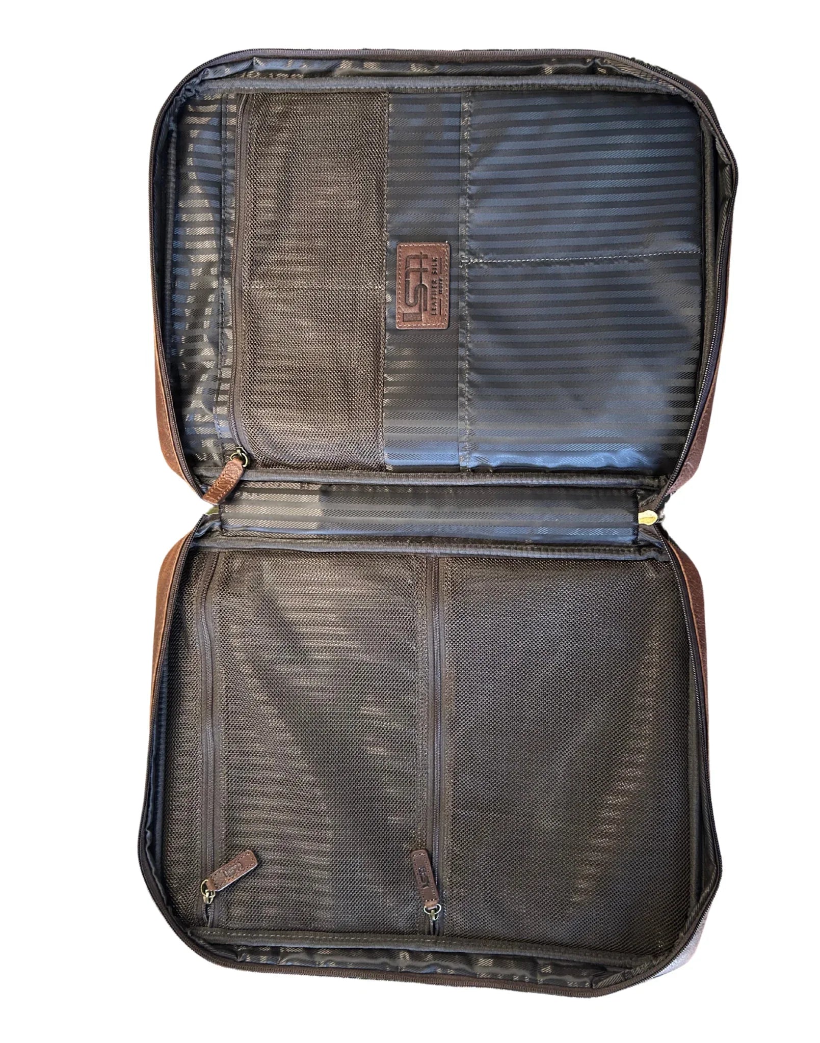 Cambridge Full-Grain Leather Tech Case – Large