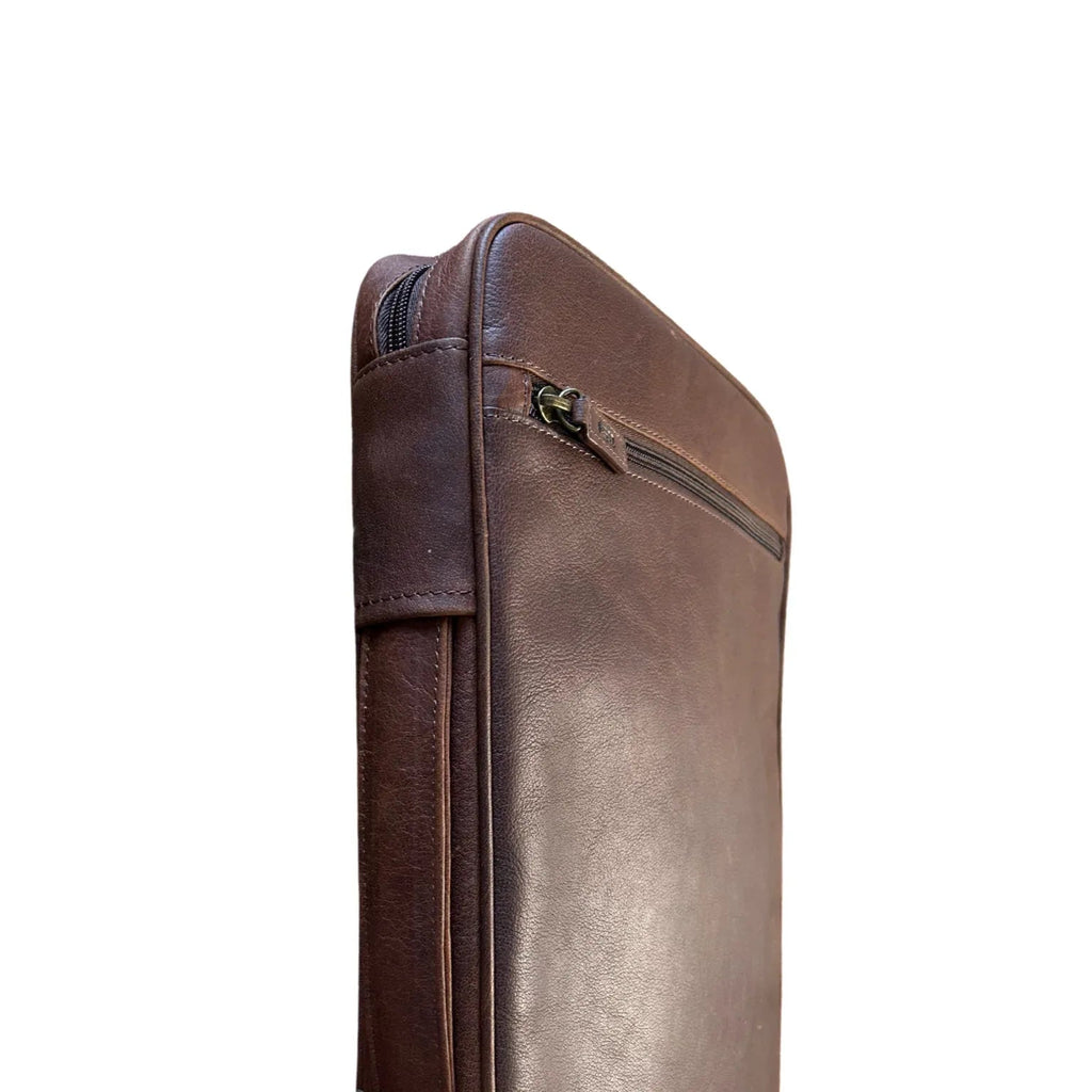 Cambridge Full-Grain Leather Tech Case – Large
