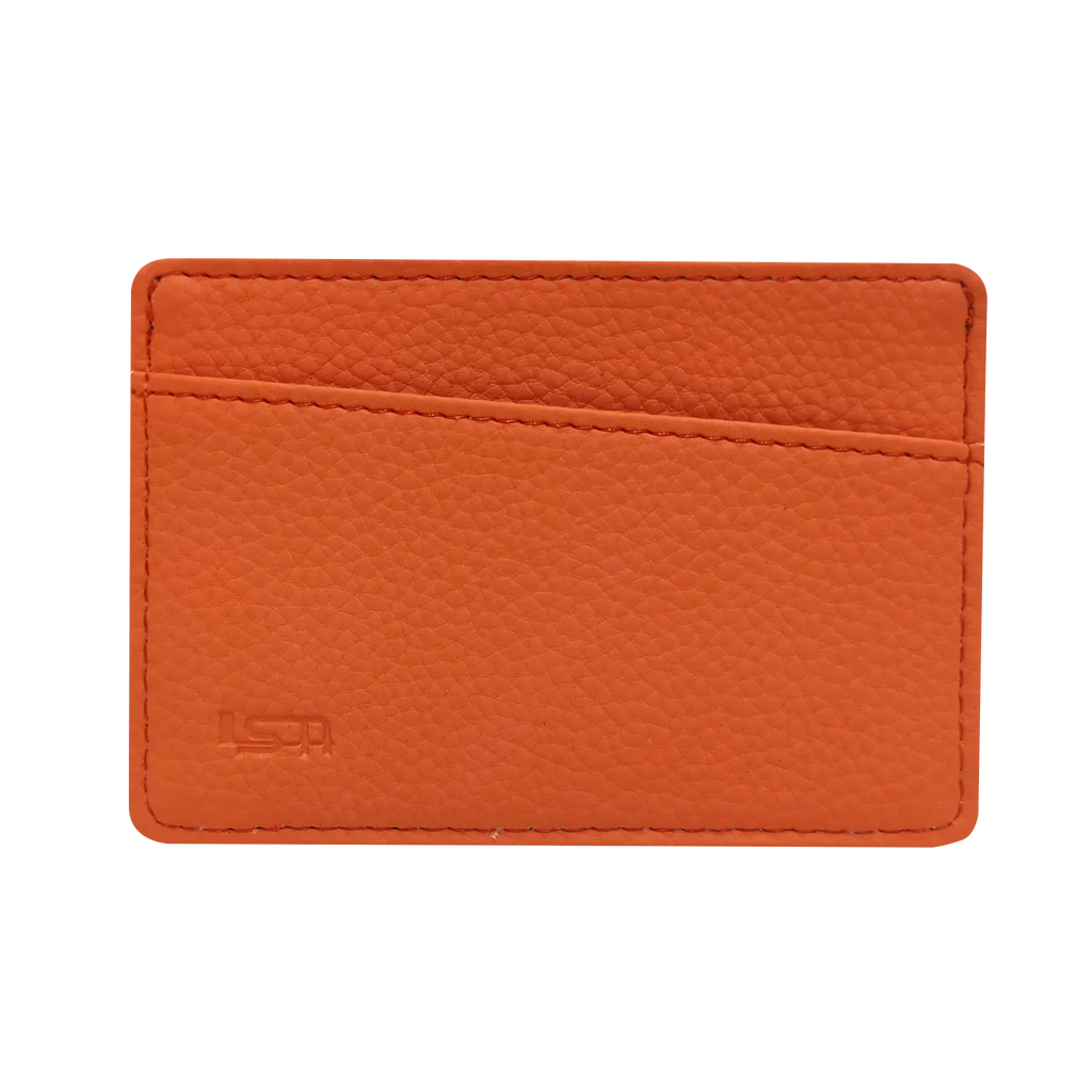 Genuine Pebbled Leather Slim Wallet