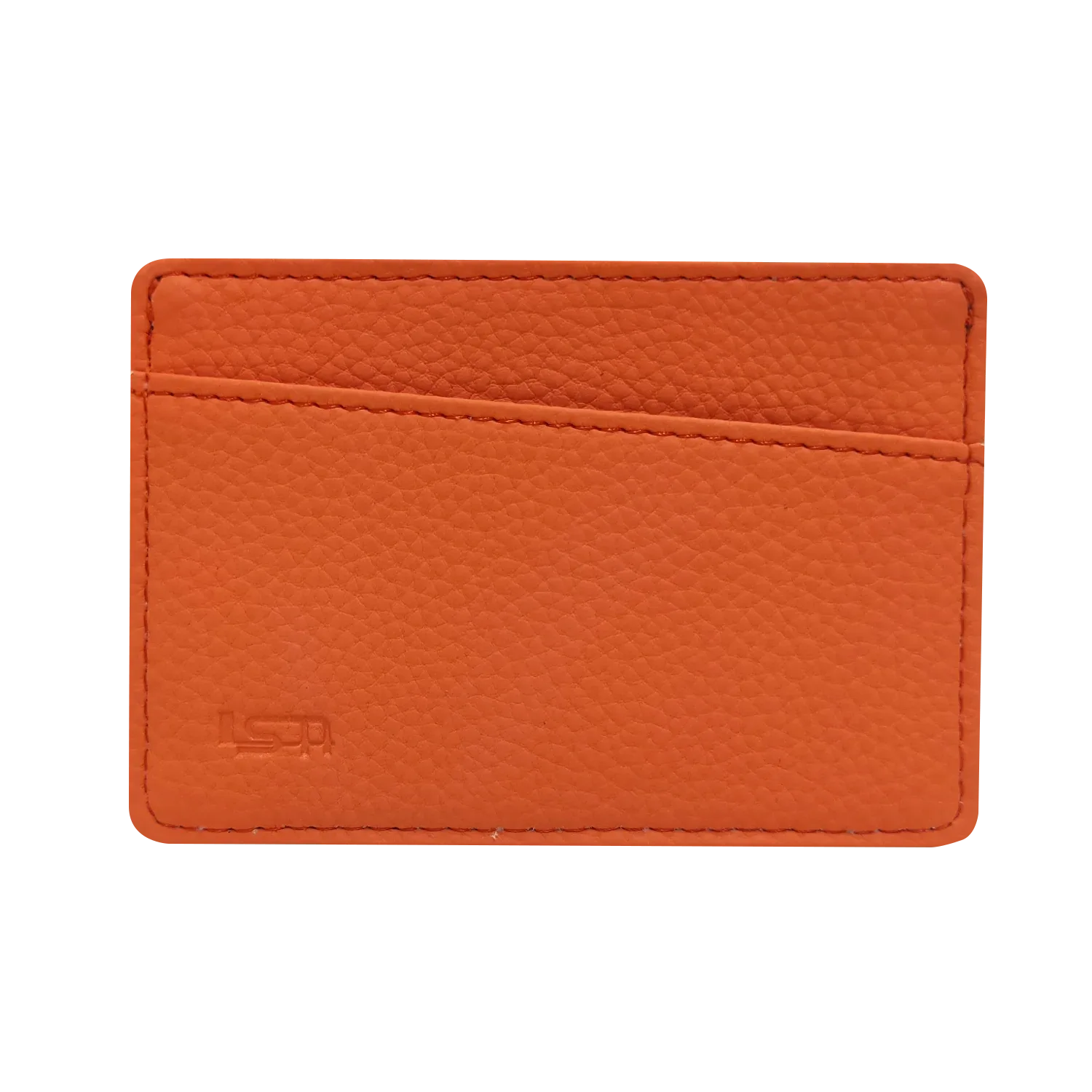 Genuine Pebbled Leather Slim Wallet