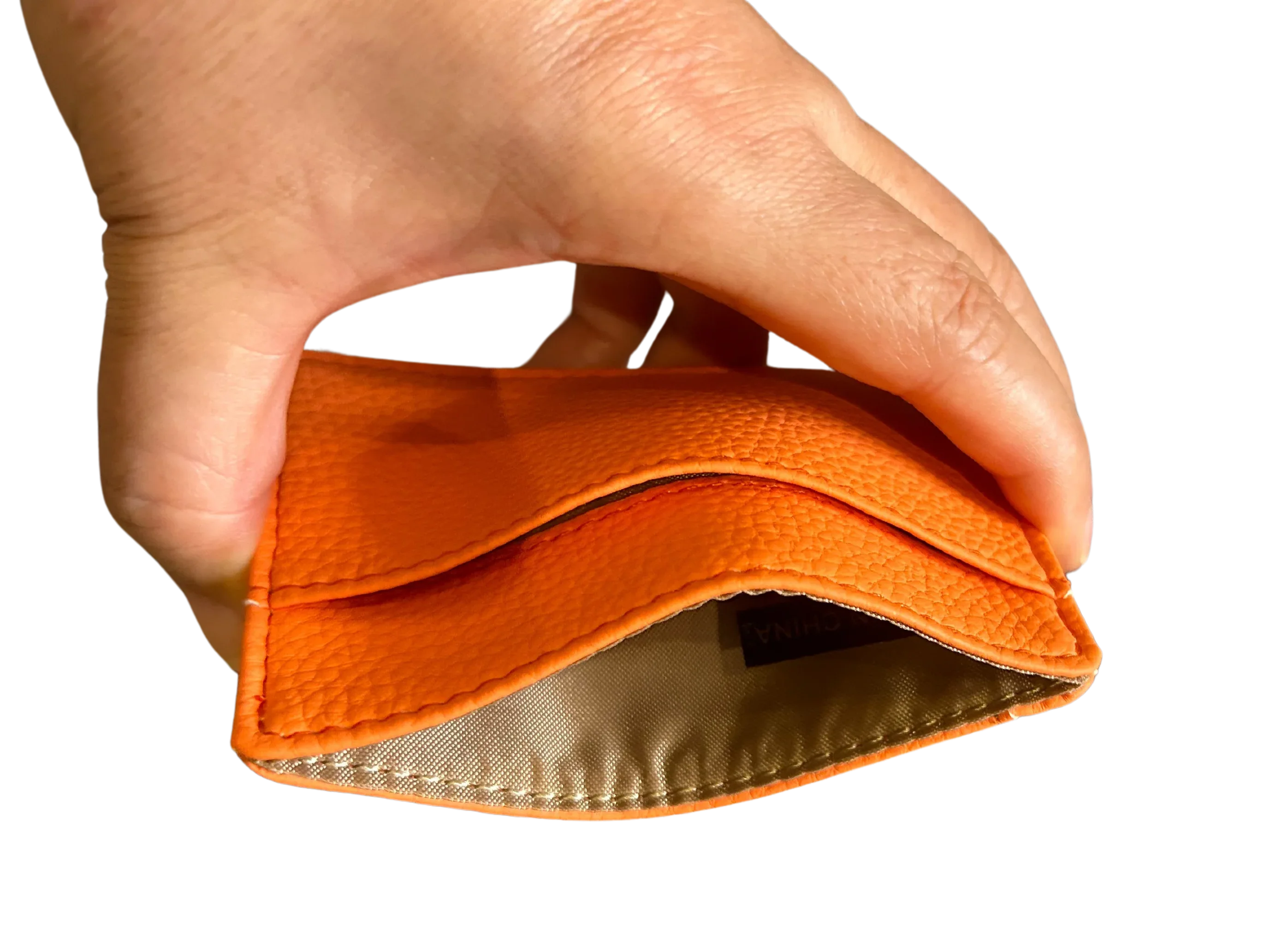Genuine Pebbled Leather Slim Wallet