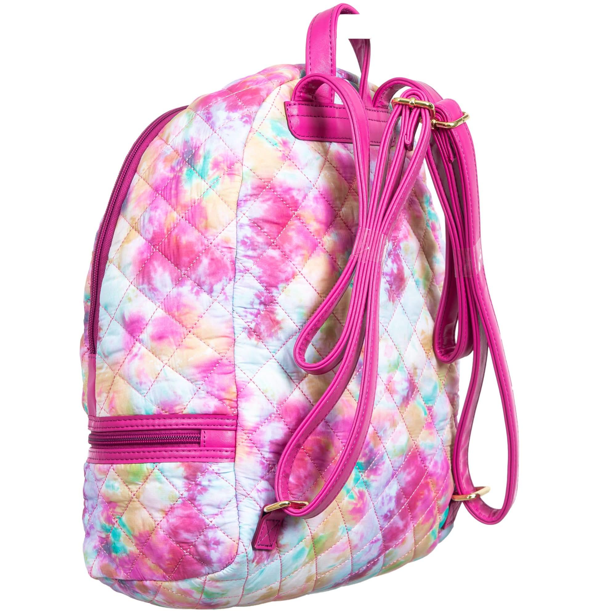 Alyssa Lightweight Quilted Nylon Backpack Purse