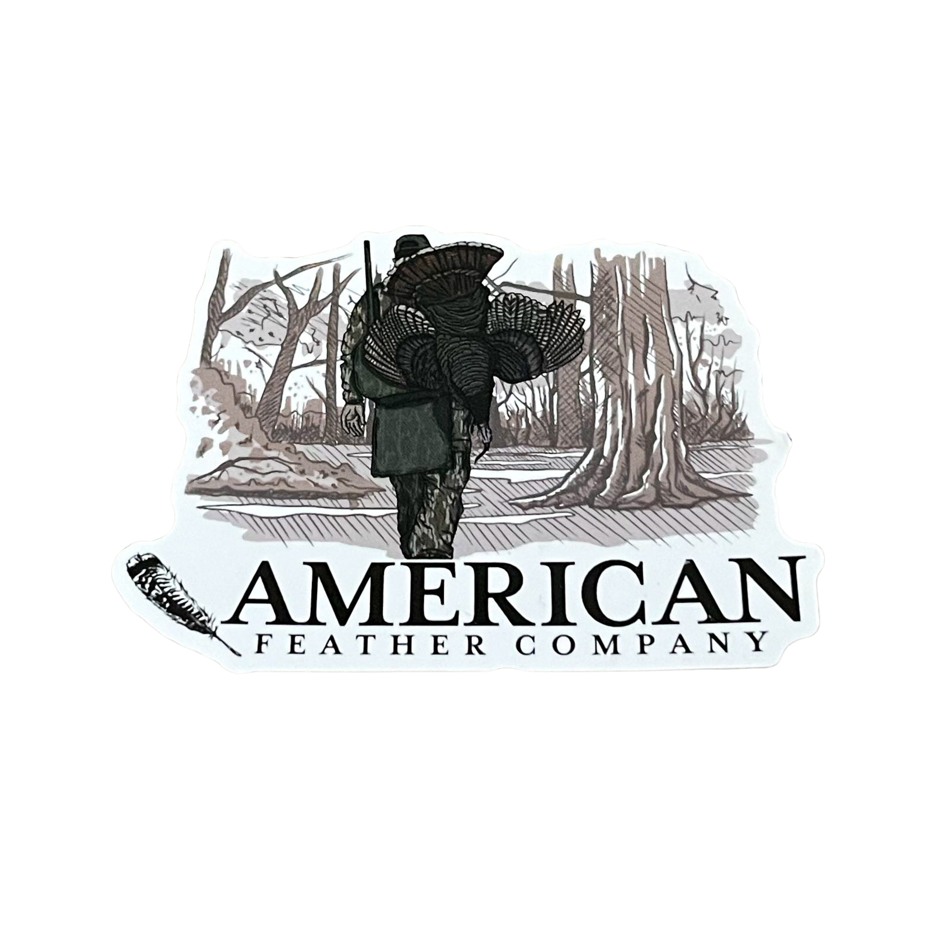 Long Beard Walk Out Sticker