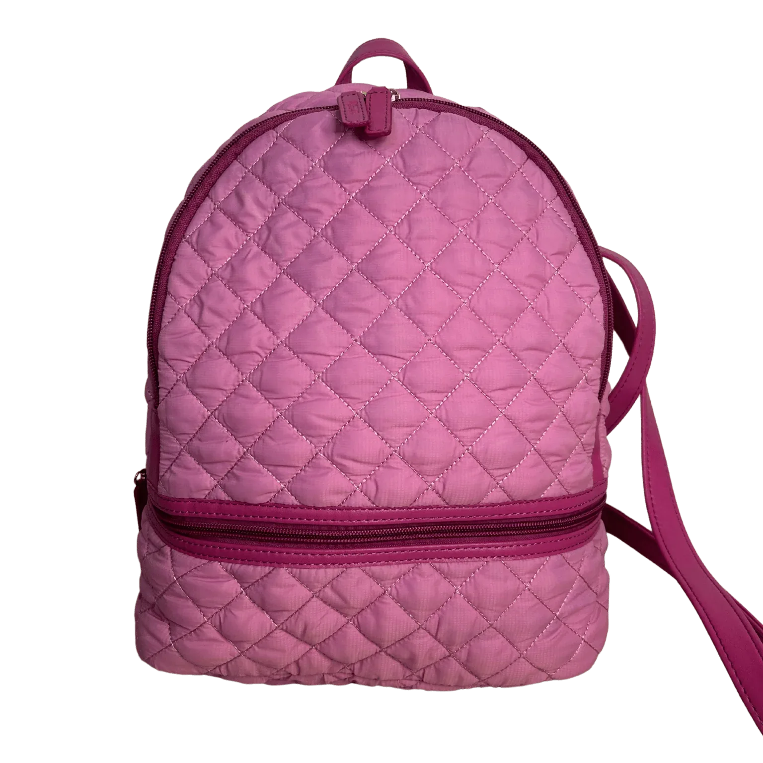 Alyssa Lightweight Quilted Nylon Backpack Purse