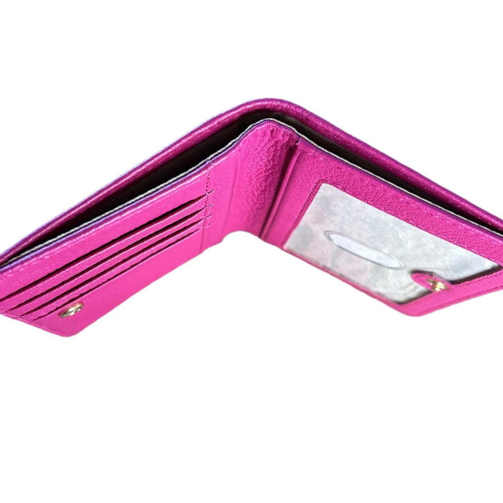 Sophia Full-Grain Leather Card Wallet with RFID Protection
