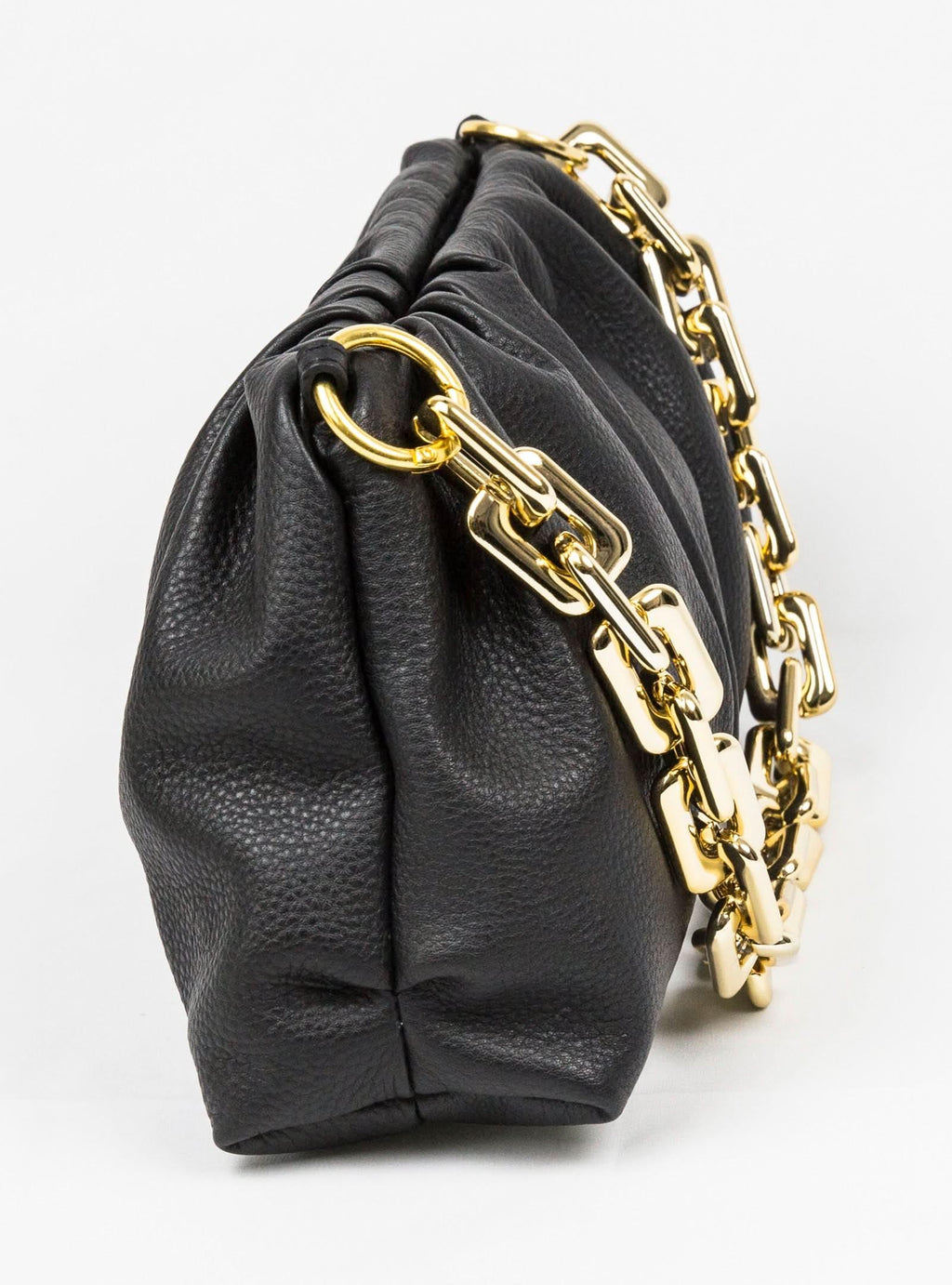 Sophia Full-Grain Leather Clutch Bag
