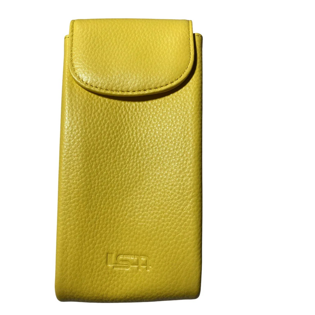 Sophia Full-Grain Leather Double Eyeglass Case – Travel Glasses & Sunglasses Holder