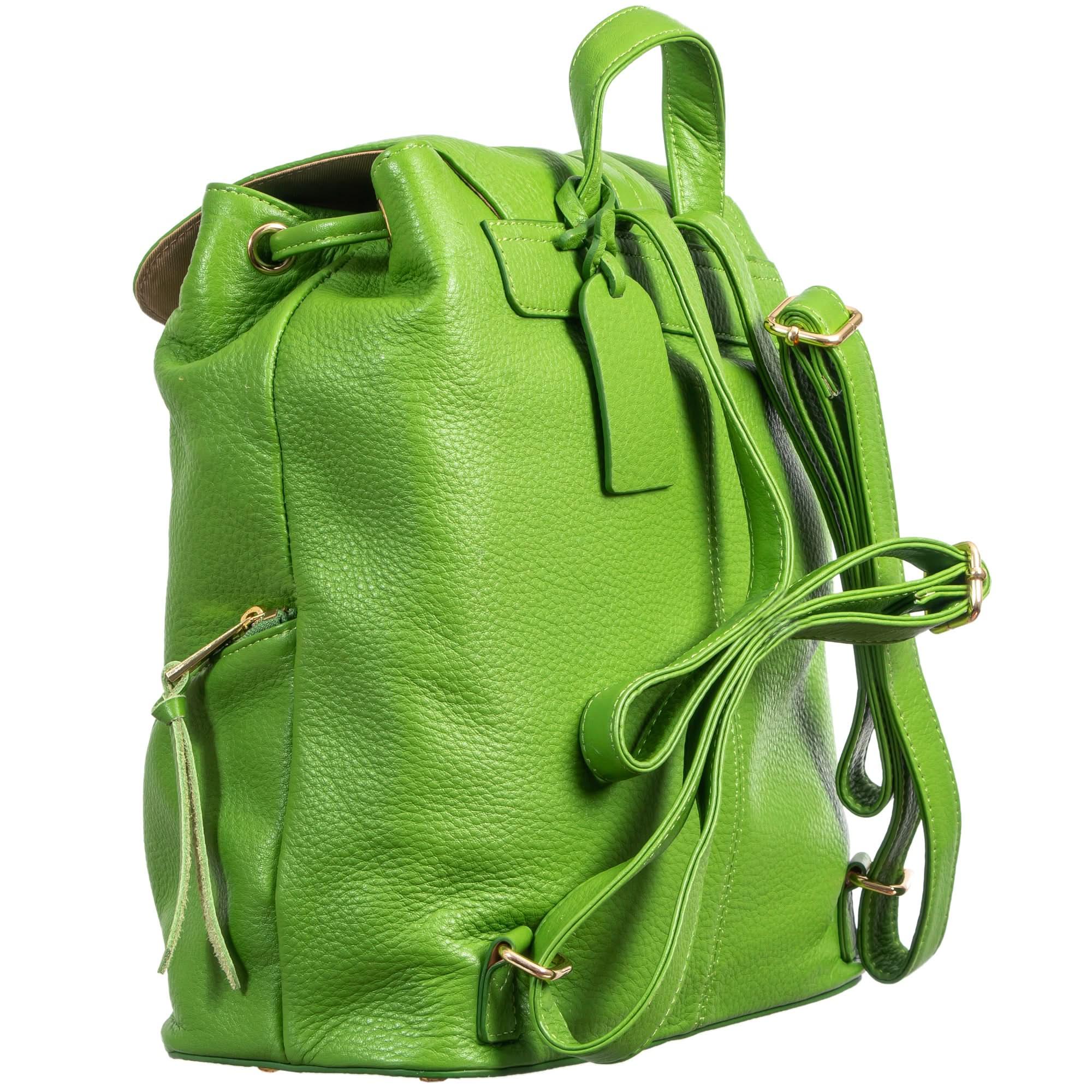 Sophia Full-Grain Leather Backpack for Women