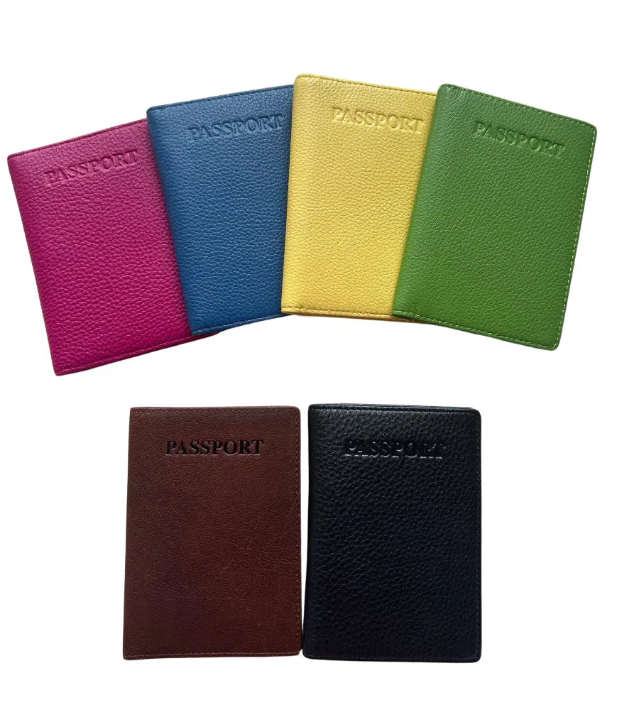 Full-Grain Leather Passport Cover – Cambridge Travel Passport Holder