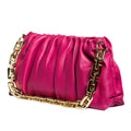 Sophia Full-Grain Leather Clutch Bag