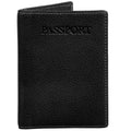 Sophia Full-Grain Leather Passport Cover with Card Slots & ID Window