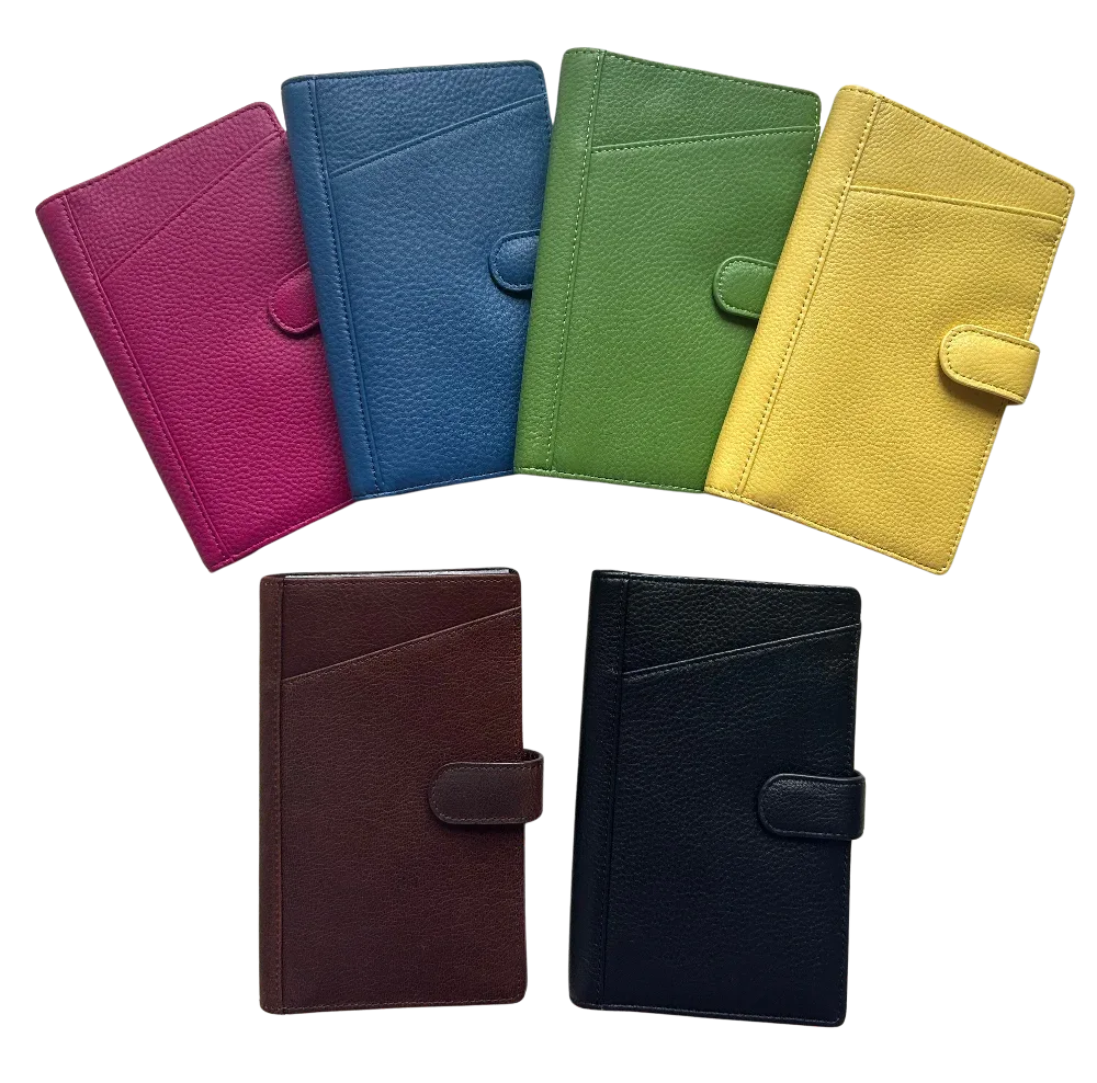 Sophia Full-Grain Leather Travel Wallet & Passport Organizer