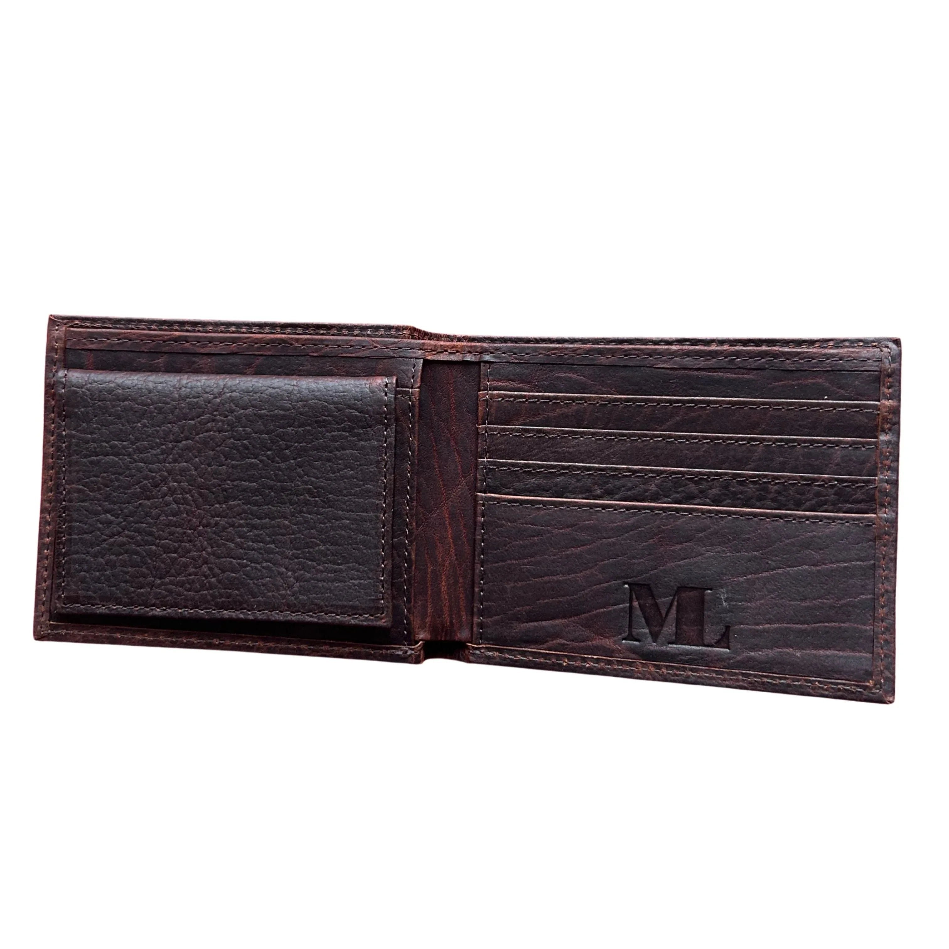 Full-grain Bifold Leather Wallet With RFID