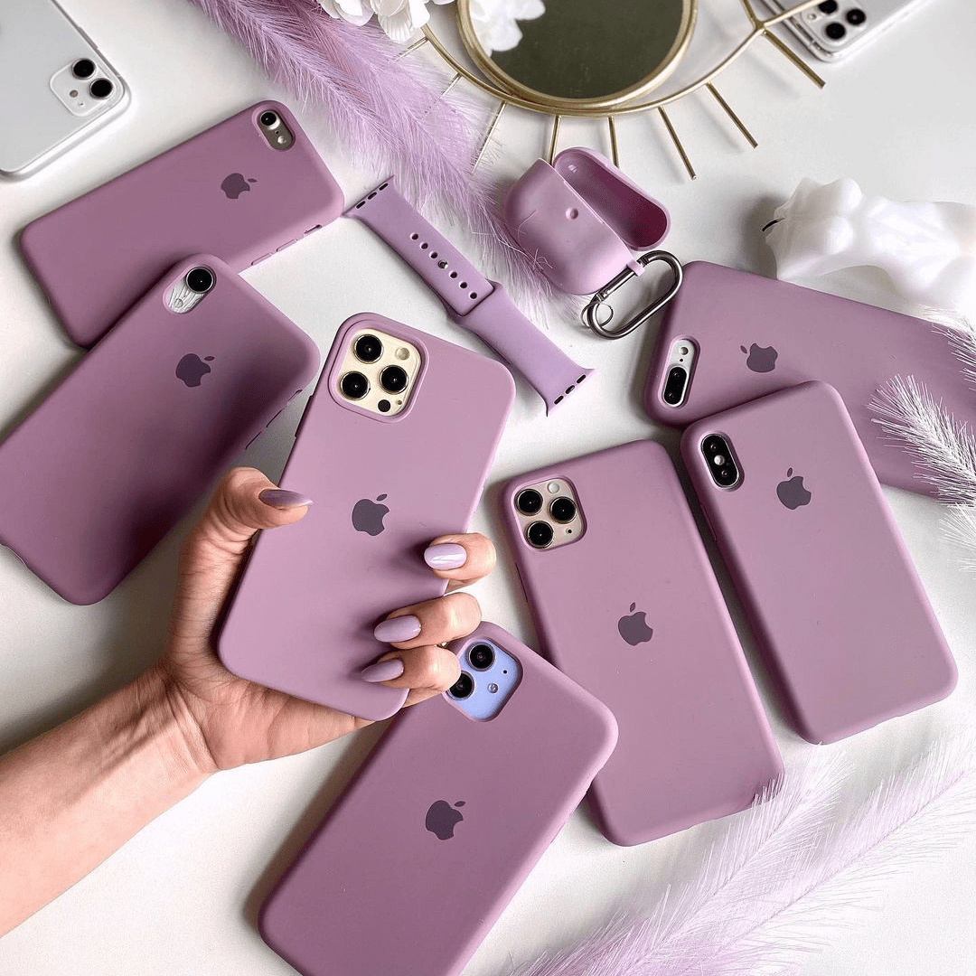 iPhone Silicone Case (Blackcurrant)