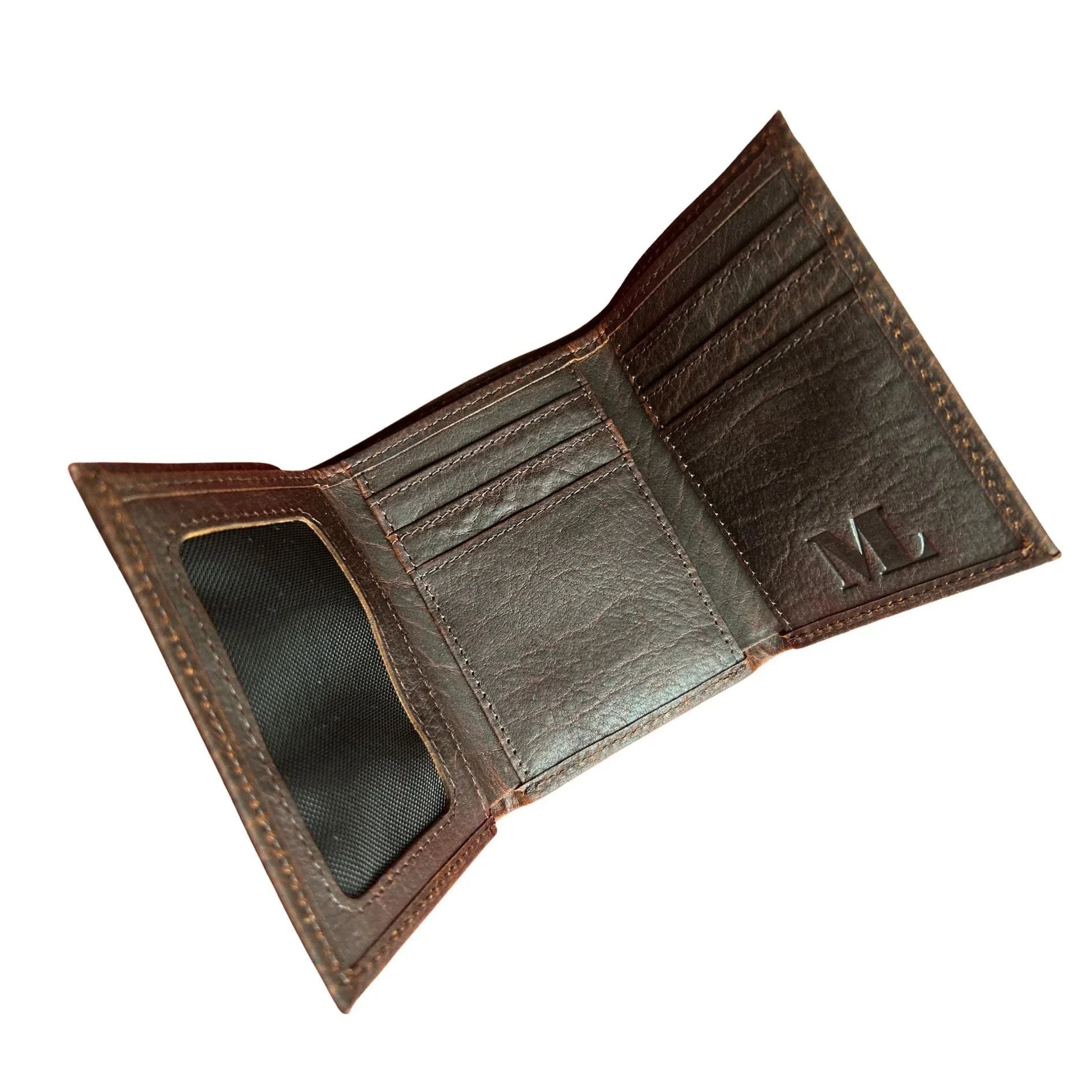 Full-grain Trifold Leather Wallet With RFID