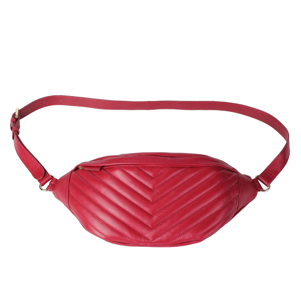 Premium New Zealand Lambskin Waist Bag for Women